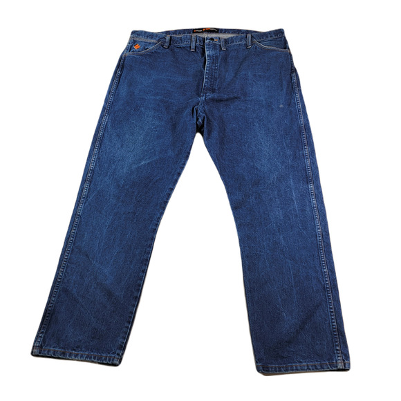 Wrangler FR Jeans Mens 44x31 Blue Original Flame Resistant 13 Work